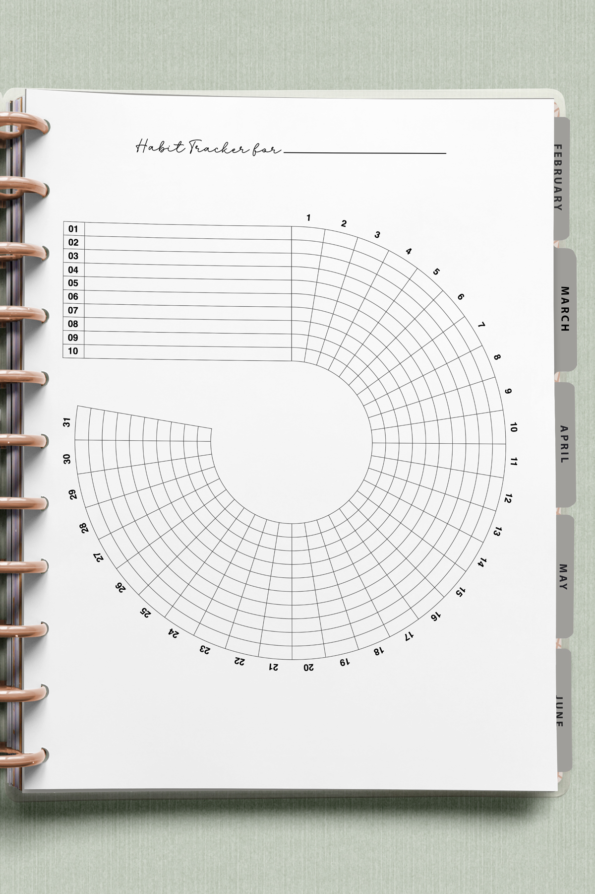 free simple habit trackers: printable & digital ready